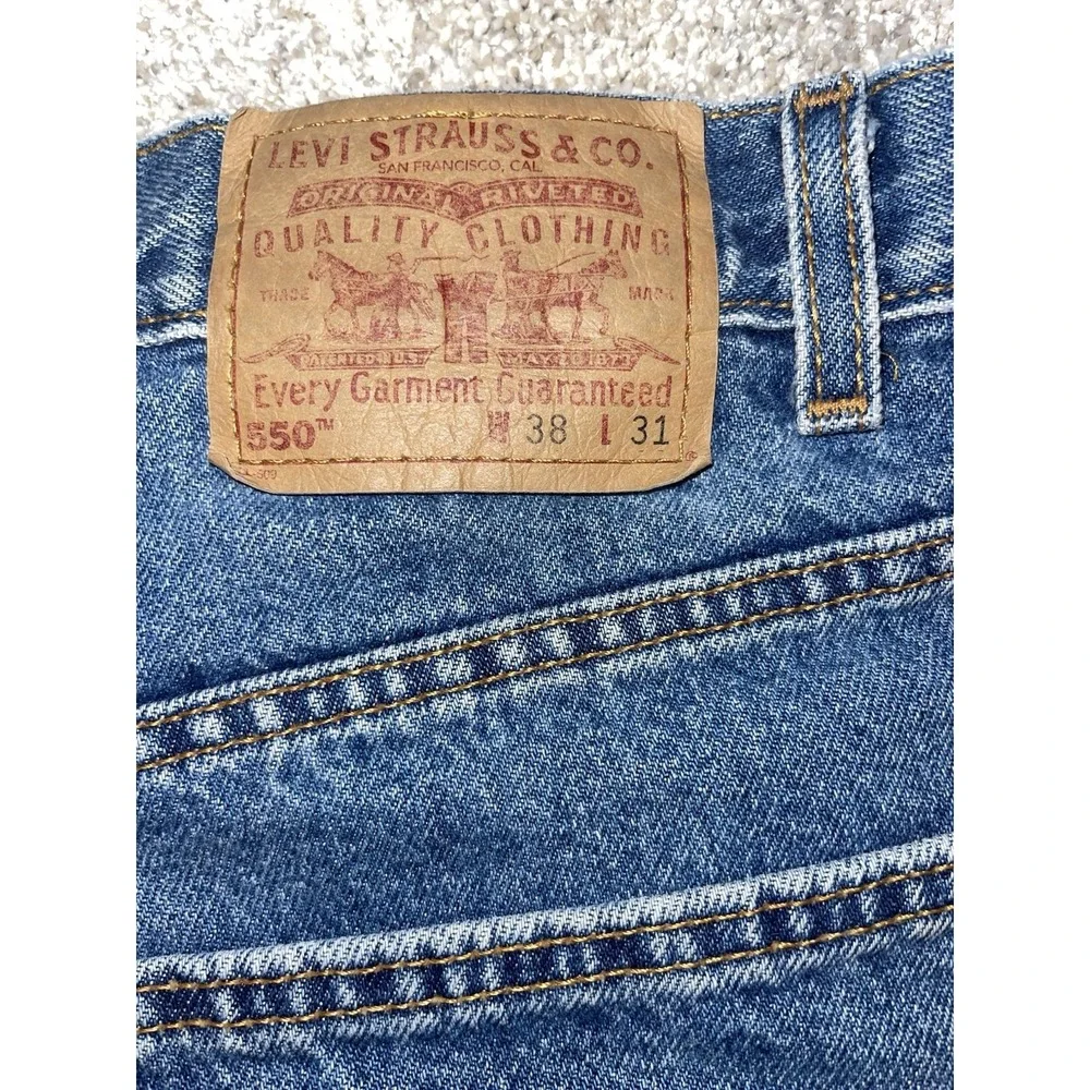 Vintage‎ Levi's 550 Mens Jeans Sz 38x31 Blue